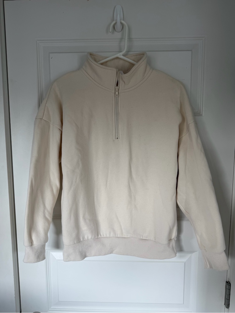 Anrabess Half-Zip Pullover Sweater - Cream